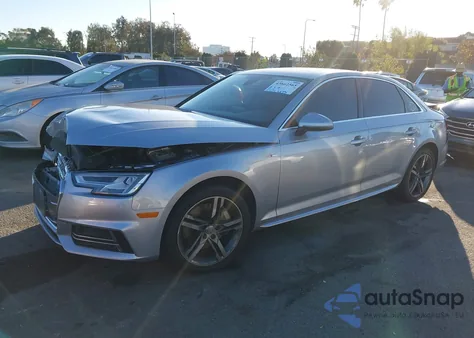 2018 Audi A4 2.0T Premium/2.0T Tech Premium from USA, damaged, VIN WAUENAF45JA167938